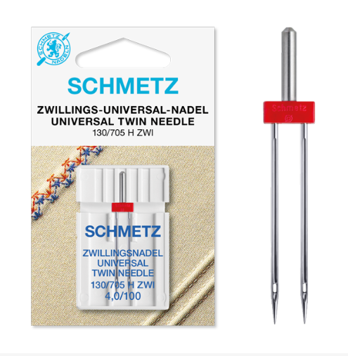 Schmetz Zwillingsnadel Universal 130/705 H ZWI 4,0/100