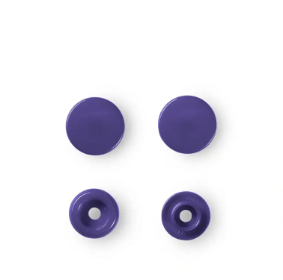 Nähfrei-Druckknöpfe "Color Snaps", rund 12,4mm, violett