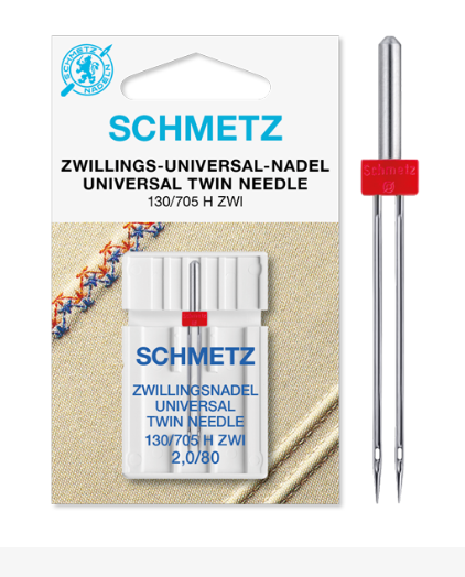 Schmetz Zwillingsnadel Universal 130/705 H ZWI 2,0/80