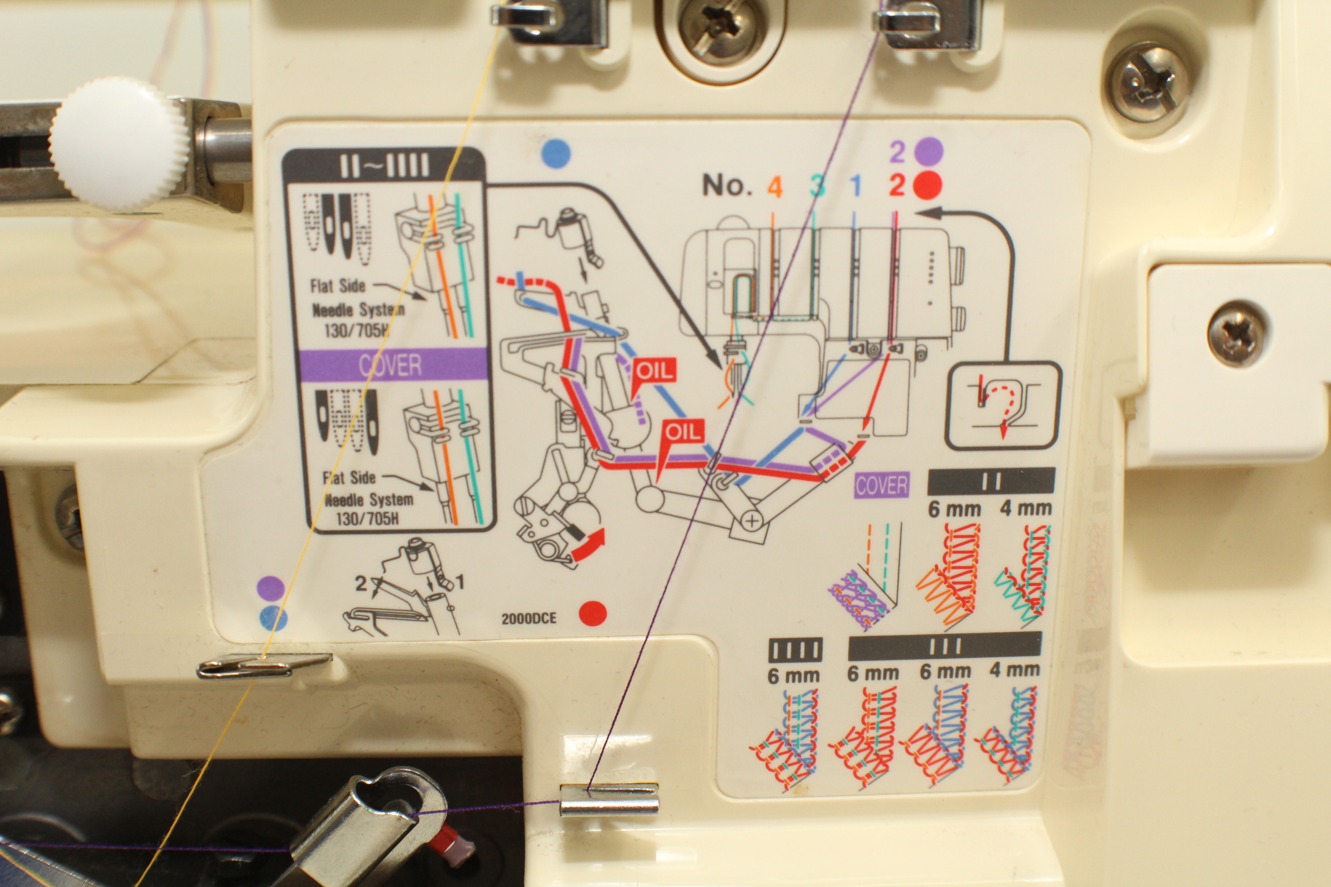 Bernina 2000DCE  gebrauchte Overlock Maschine